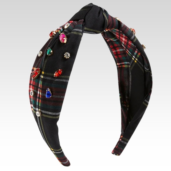 NWT J. Crew Tartan Plaid Headband - Picture 1 of 4